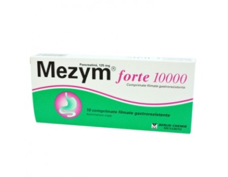 Mezym Forte 10000 10 tablets